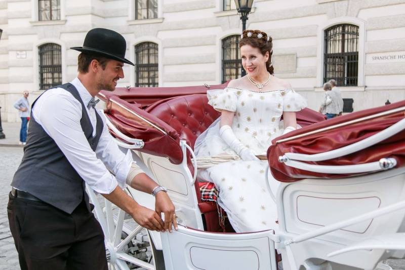 Hochzeitskutsche in Wien